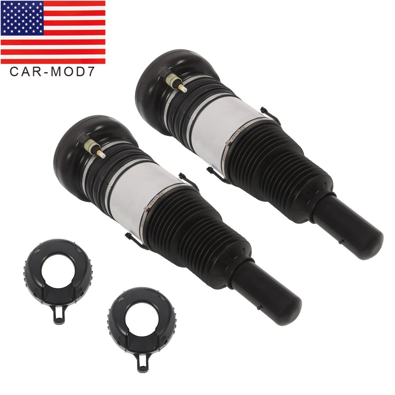 Pair Front Left Right Air Suspension Struts for Bentley Bentayga 2017-2022
