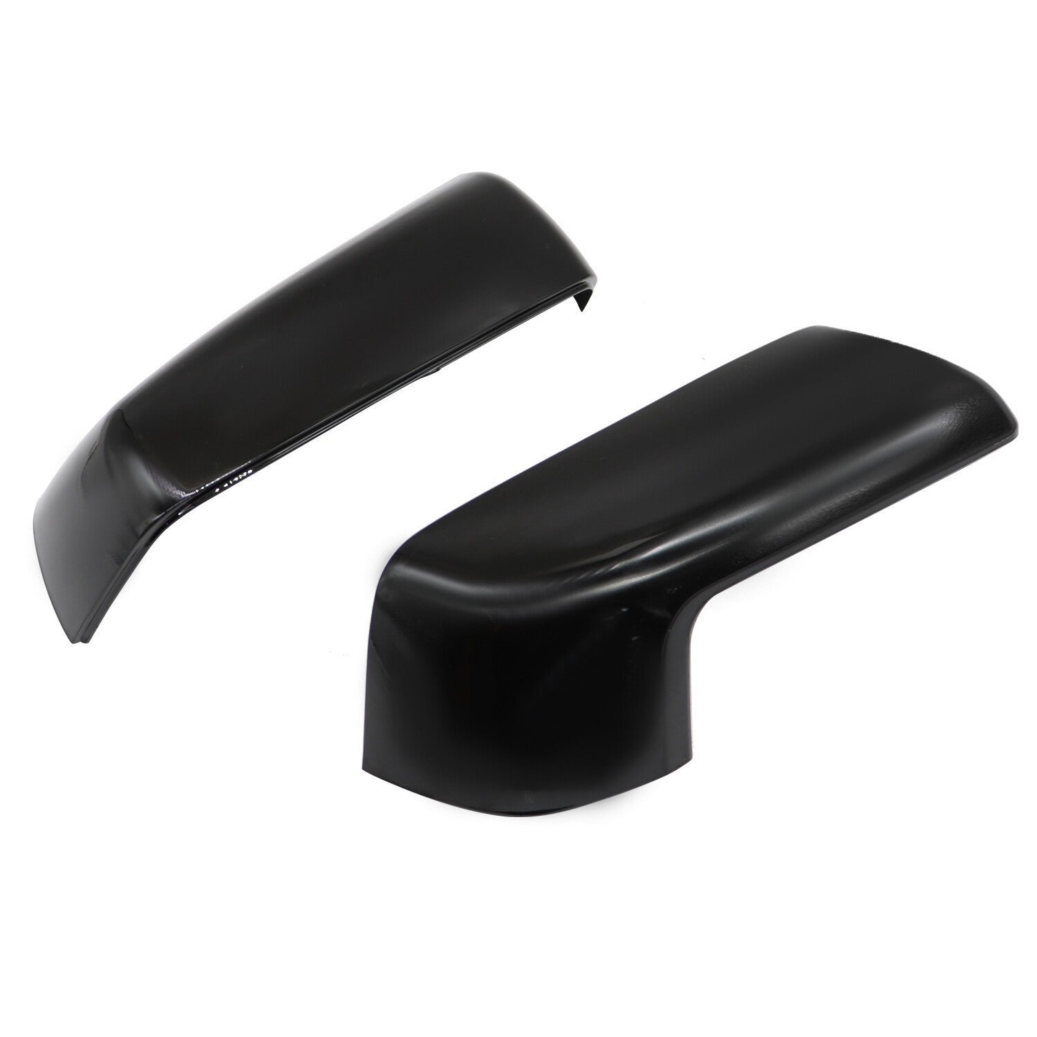 Gloss Black Mirror Caps Replacement Pair for Chevy Silverado 1500 2019-2024