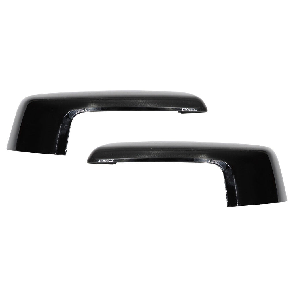Gloss Black Mirror Caps Replacement Pair for Chevy Silverado 1500 2019-2024