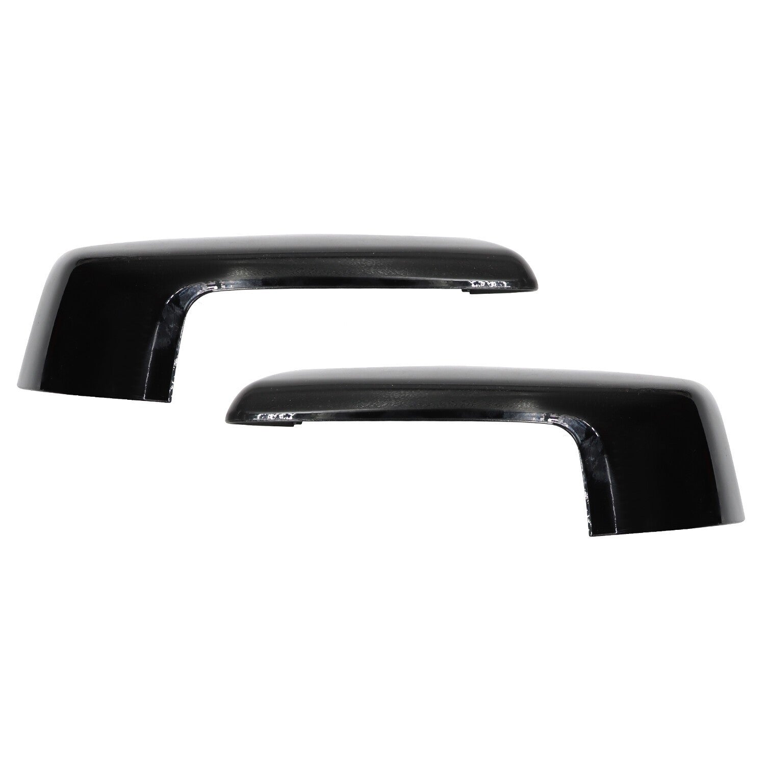 Gloss Black Mirror Caps Replacement Pair for Chevy Silverado 1500 2019-2024