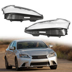 Pair Headlight Lens Clear Cover LH & RH for 2013-2015 Lexus GS350 GS450h