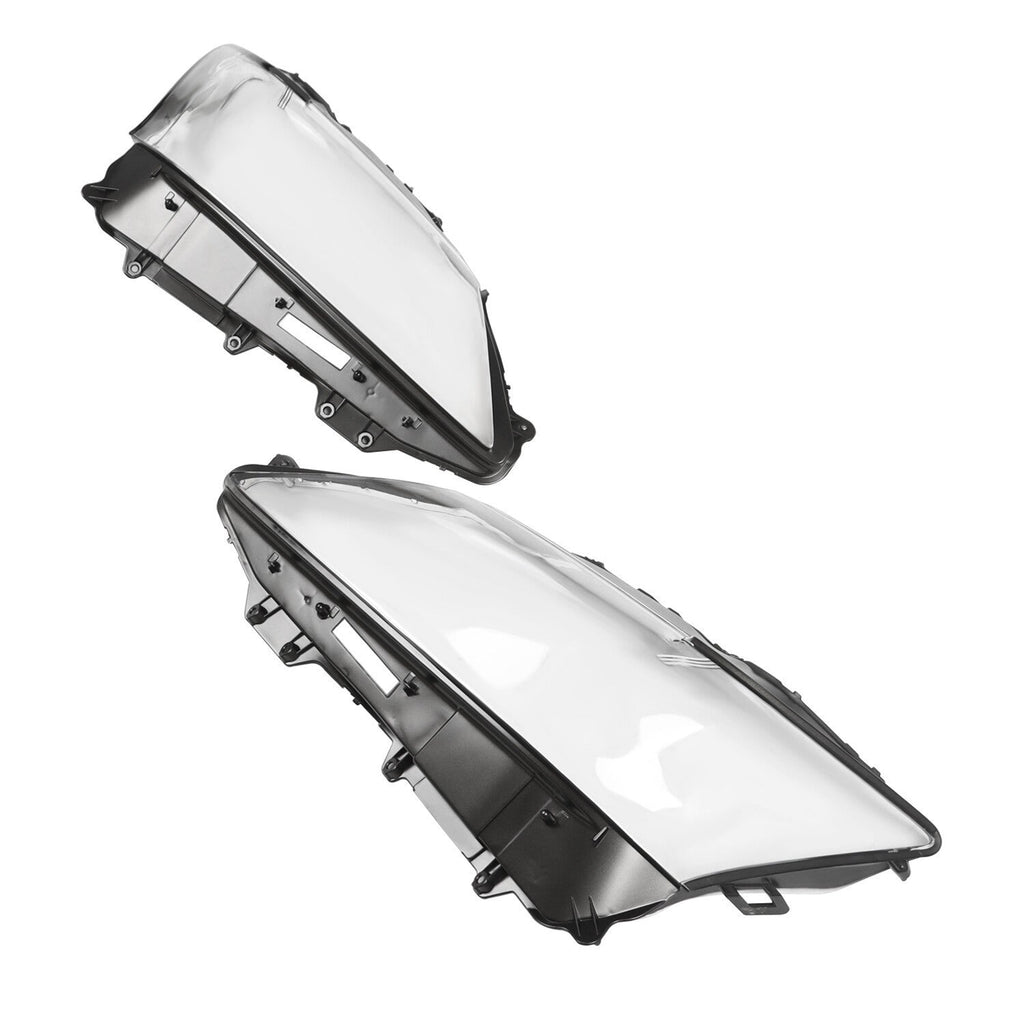 Pair Headlight Lens Clear Cover LH & RH for 2013-2015 Lexus GS350 GS450h