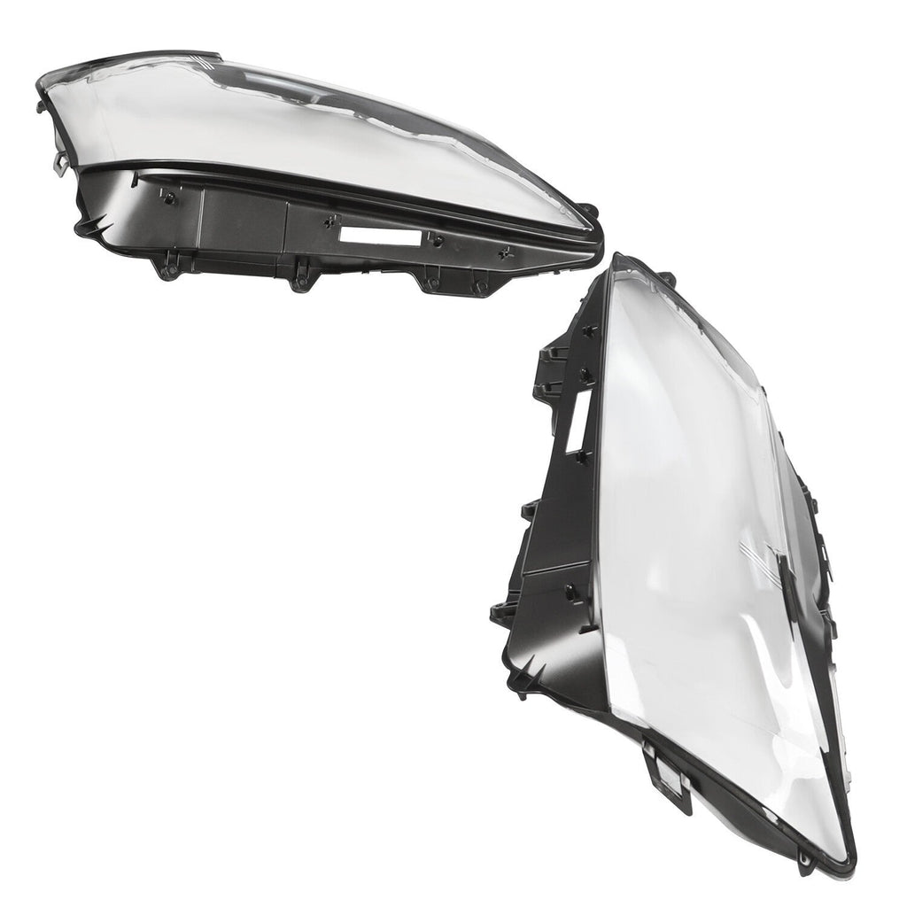 Pair Headlight Lens Clear Cover LH & RH for 2013-2015 Lexus GS350 GS450h