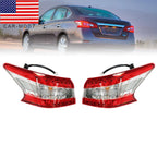 Pair LED Tail Lights Outer LH RH for 2013-2015 Nissan Sentra Left & Right
