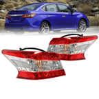 Pair LED Tail Lights Outer LH RH for 2013-2015 Nissan Sentra Left & Right