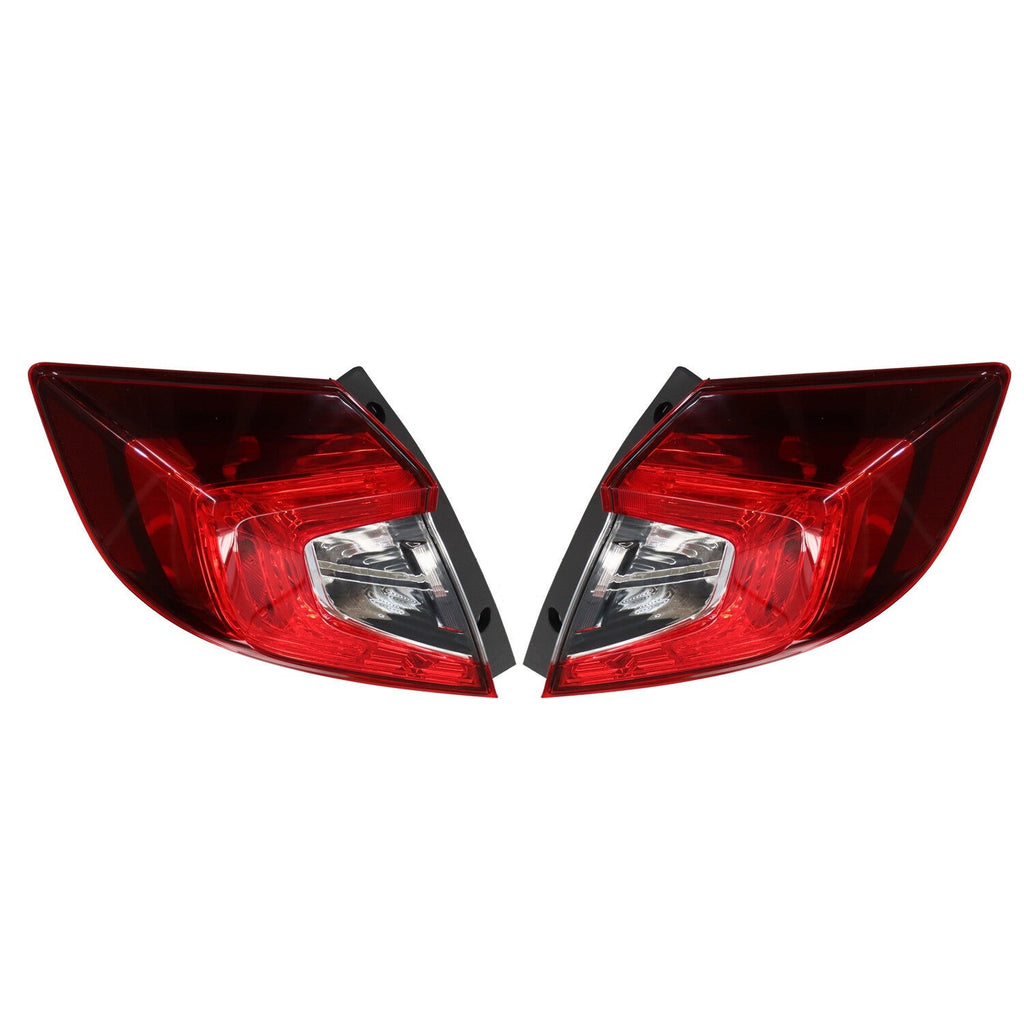 LED Taillights Pair Left & Right for Honda Civic 2016-2021 Rear Assembly