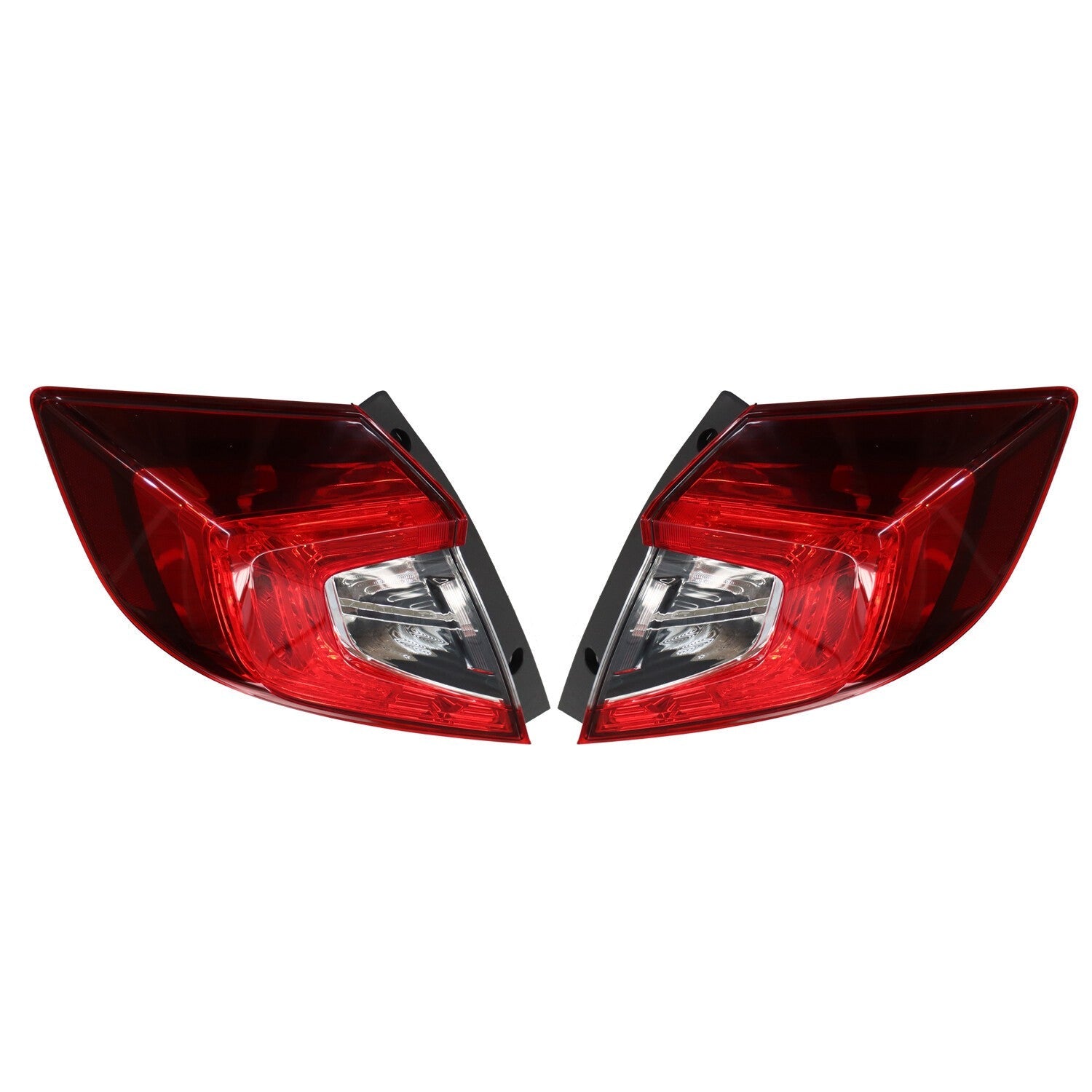 LED Taillights Pair Left & Right for Honda Civic 2016-2021 Rear Assembly