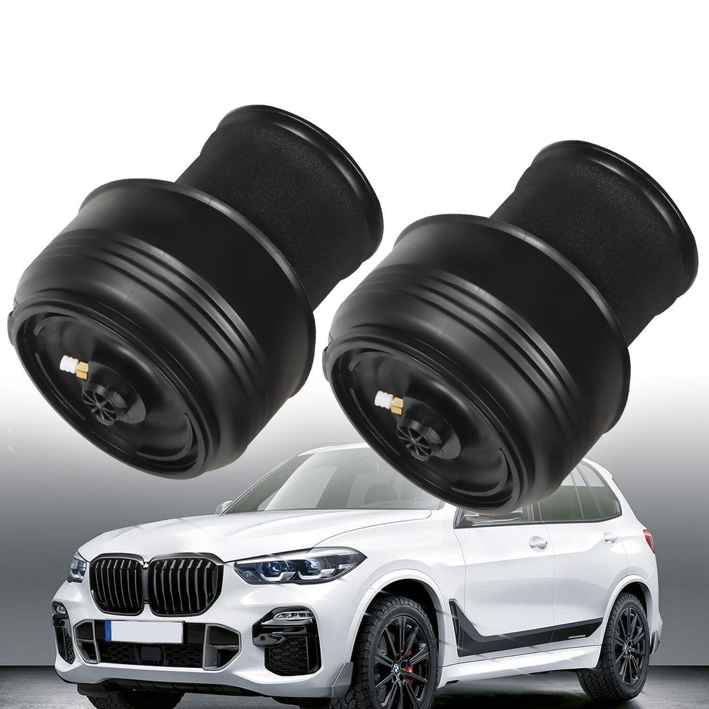 Pair Rear Air Suspension Springs for BMW X5 F15 & X6 F16 2014-2018