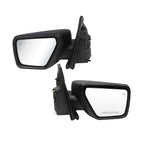 Pair Right & Left Side Mirrors w/ BLIS & Light Manual Fold for 21-24 Ford F-150