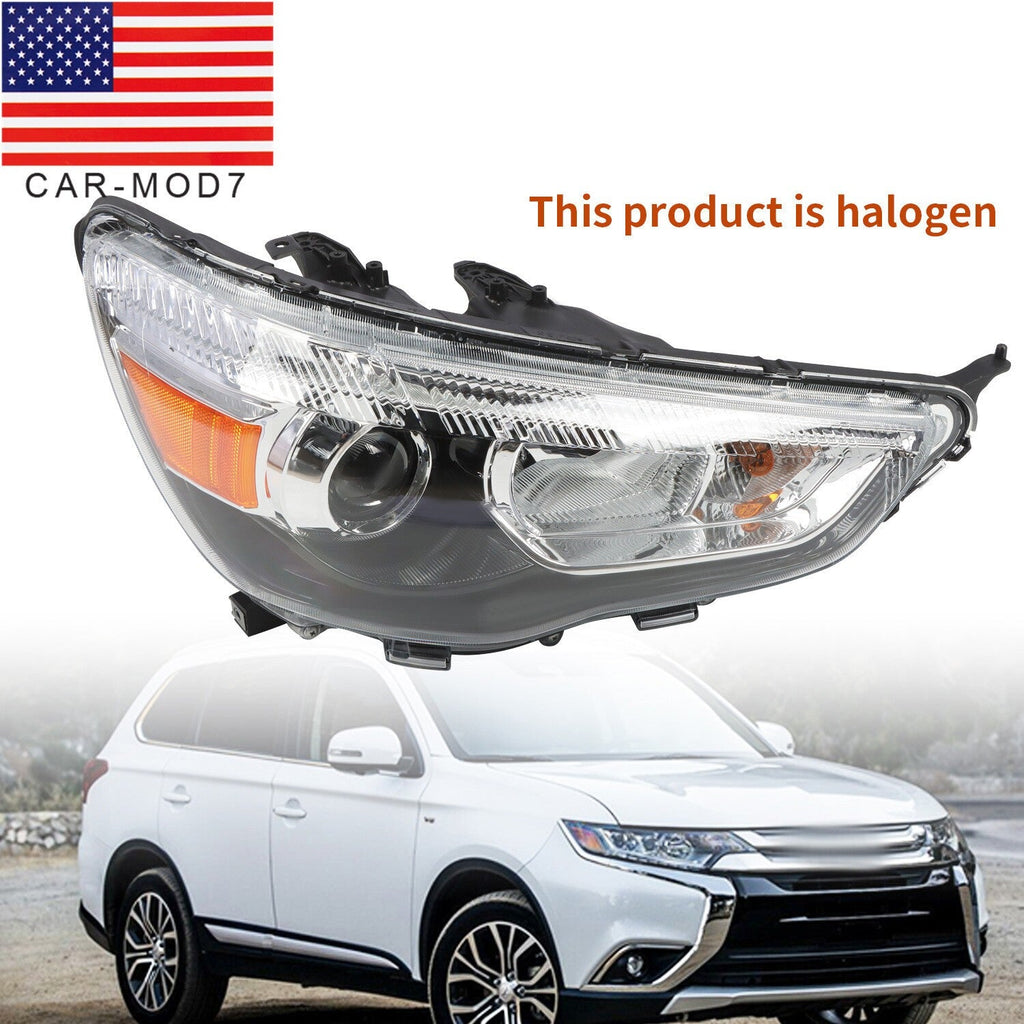 Mitsubishi Outlander Sport 2011-2019 Right Passenger Halogen Headlight Lamp