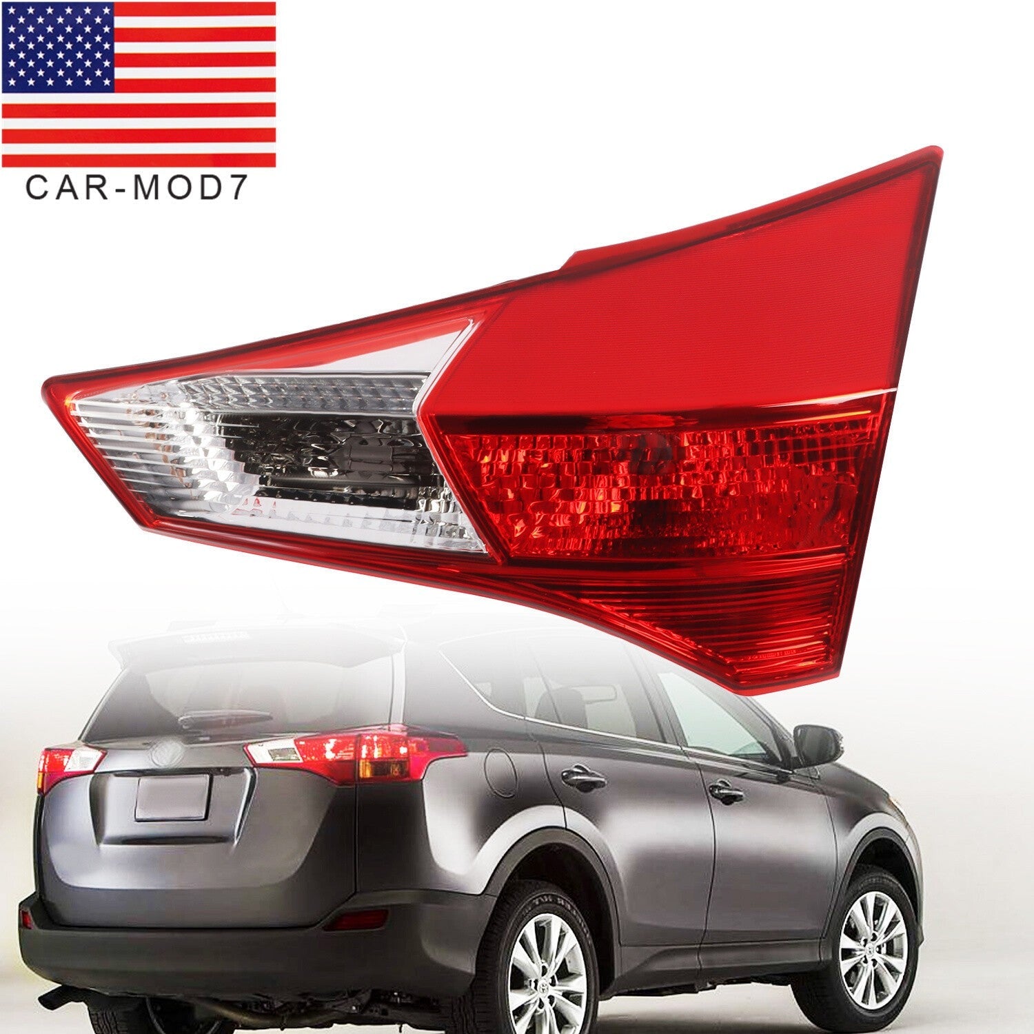 Right Side Inner Tail Light Brake Lamp for 2013-2015 Toyota RAV4 Passenger