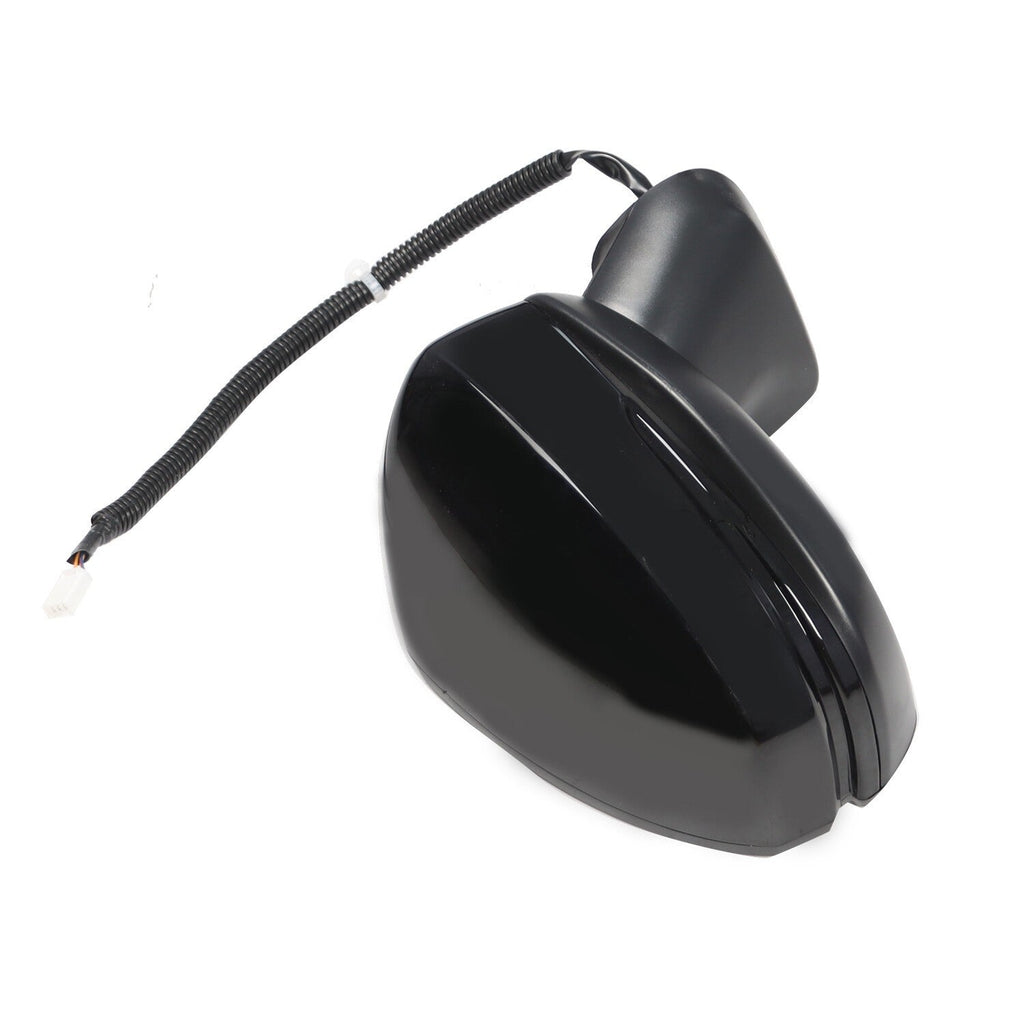 Passenger Right Side Mirror Manual Fold Black 3Pin for Honda Fit 2015-2020