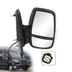 Right Side Power Mirror with Lamp for Ford Transit 150 250 350HD 2010-2024