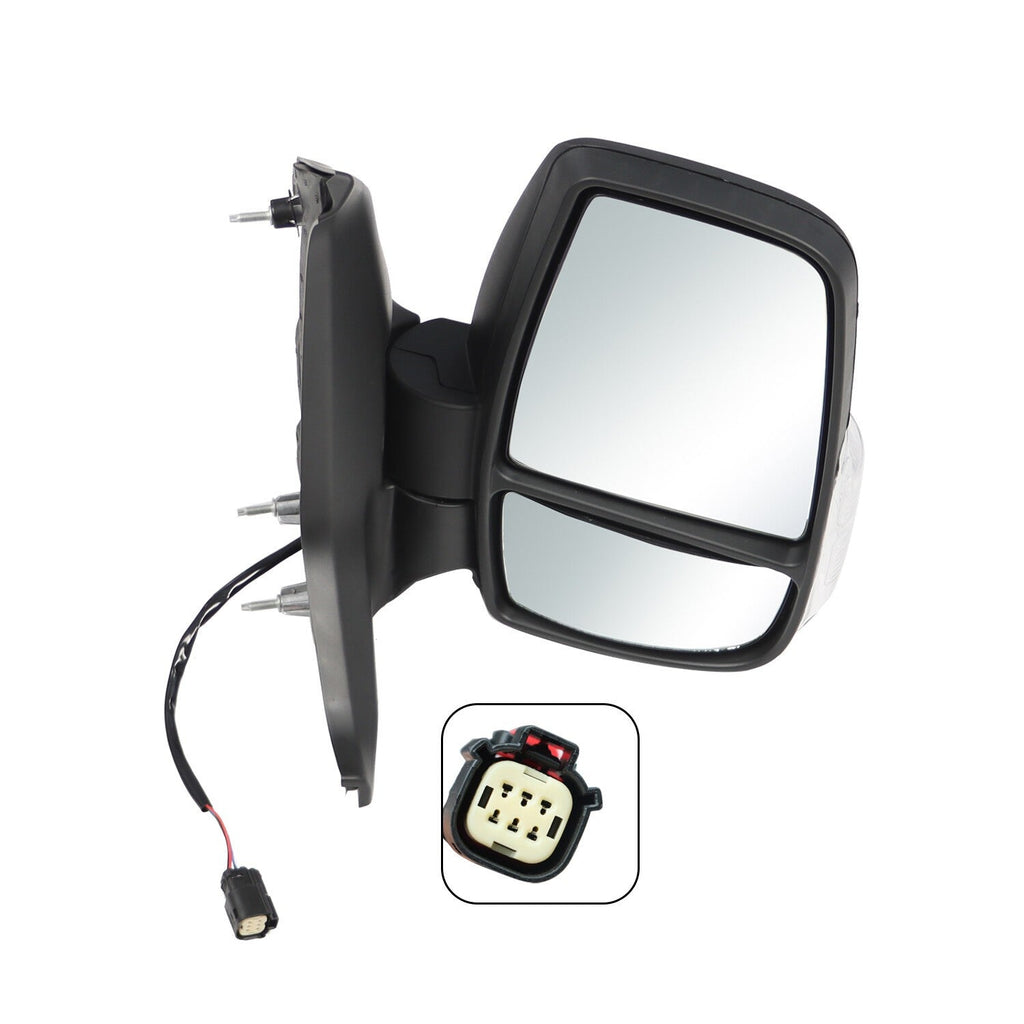 Right Side Power Mirror with Lamp for Ford Transit 150 250 350HD 2010-2024
