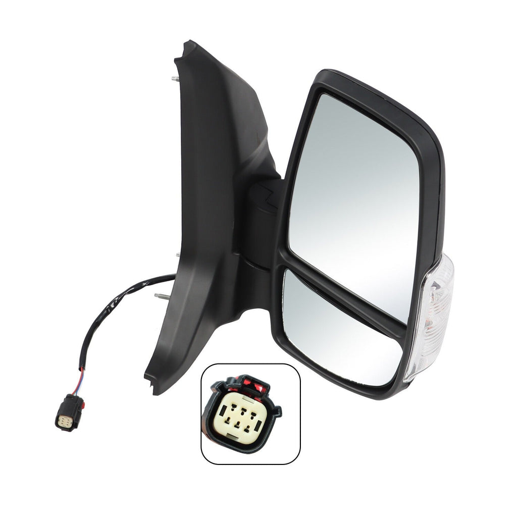 Right Side Power Mirror with Lamp for Ford Transit 150 250 350HD 2010-2024
