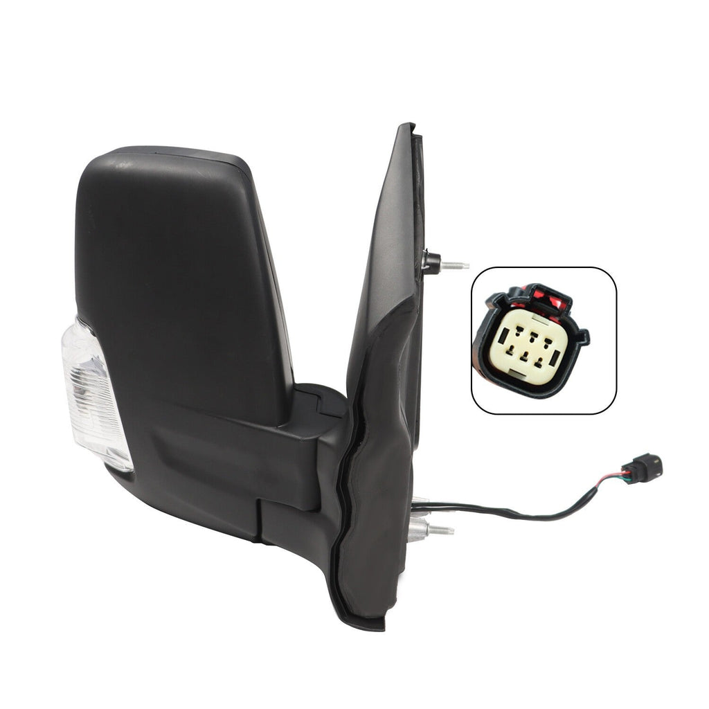 Right Side Power Mirror with Lamp for Ford Transit 150 250 350HD 2010-2024