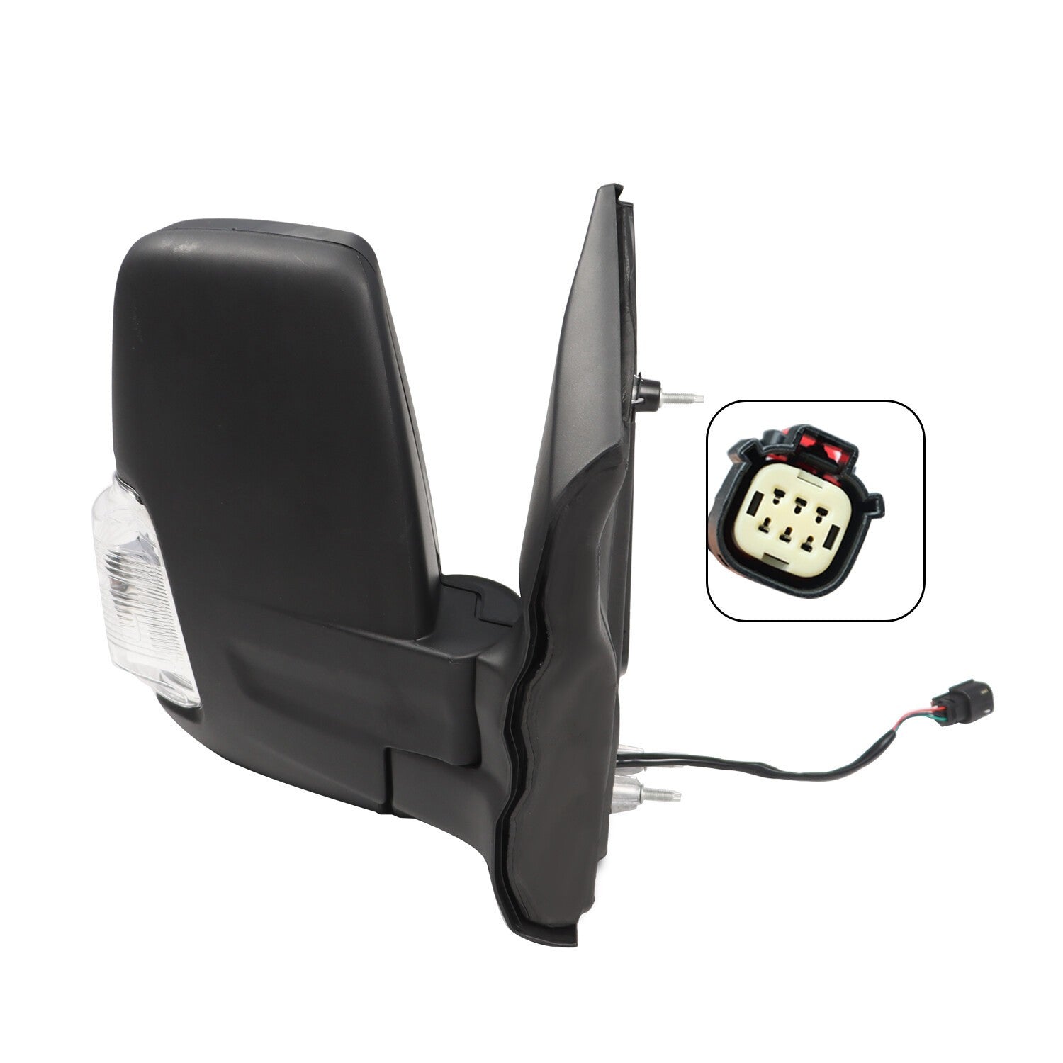 Right Side Power Mirror with Lamp for Ford Transit 150 250 350HD 2010-2024