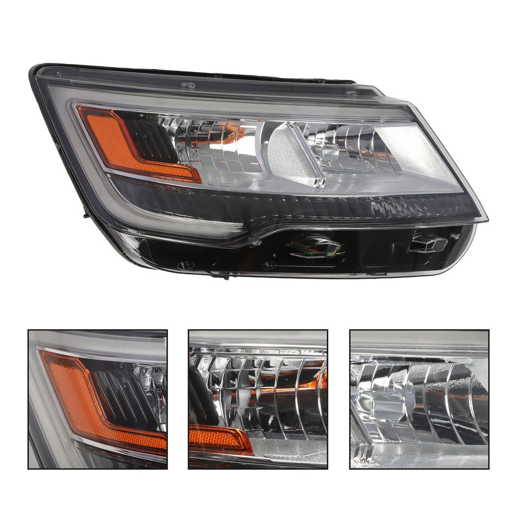 2016-2018 Ford Explorer Passenger Side Halogen Headlight with LED DRL