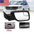 Heated Passenger Side Mirror Signal Puddle 7 PIN for 2011-2015 Ford Explorer
