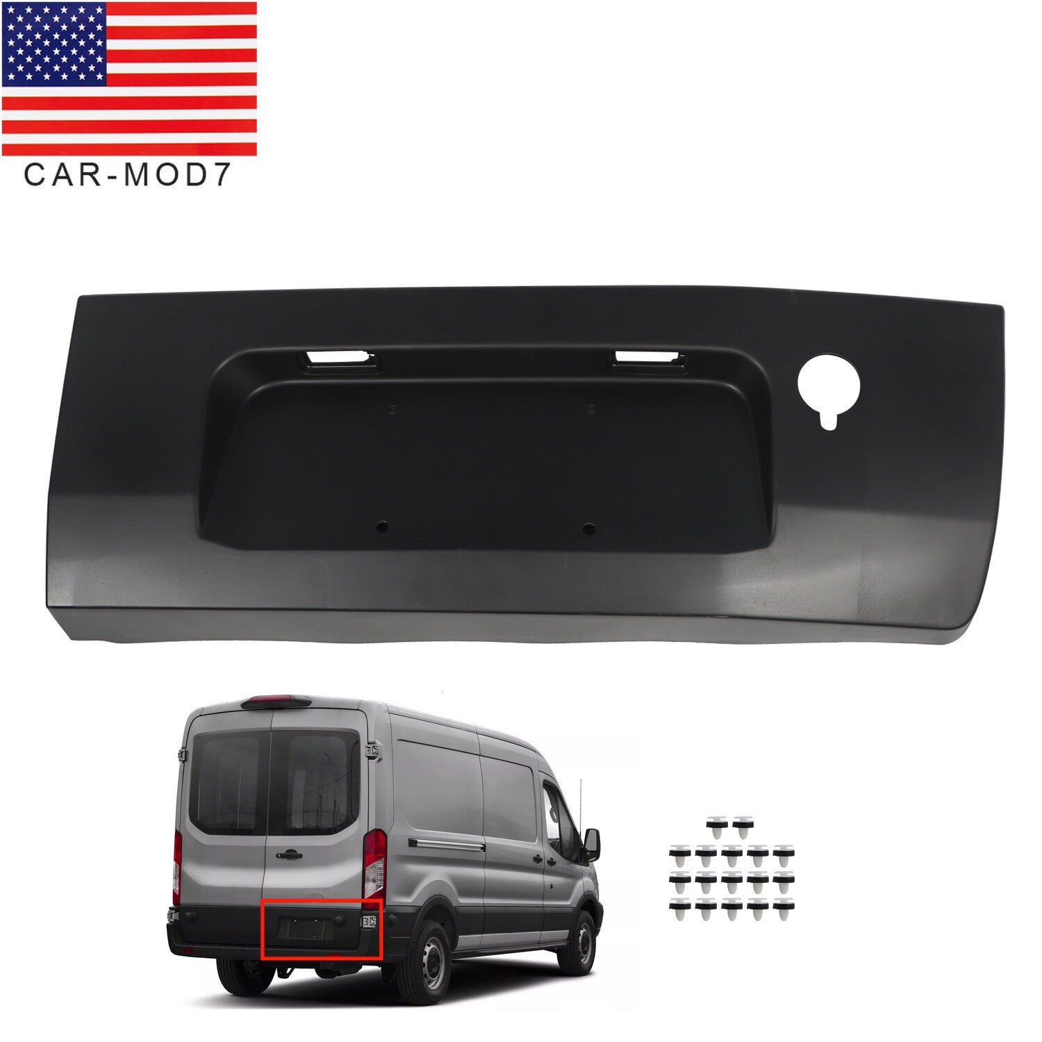 Ford Transit 2015-19 Passenger Rear Door Lower Molding KK3Z-99425B28-BC