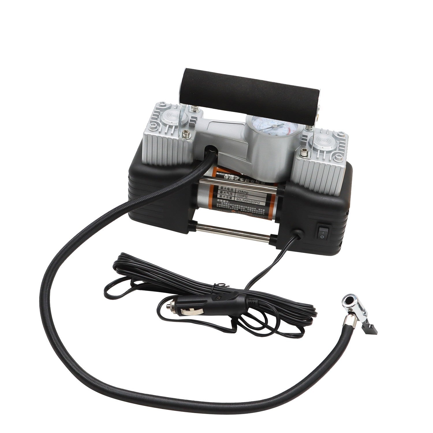 Heavy Duty Portable 12V Electric Air Compressor Car Tire Inflator Pump