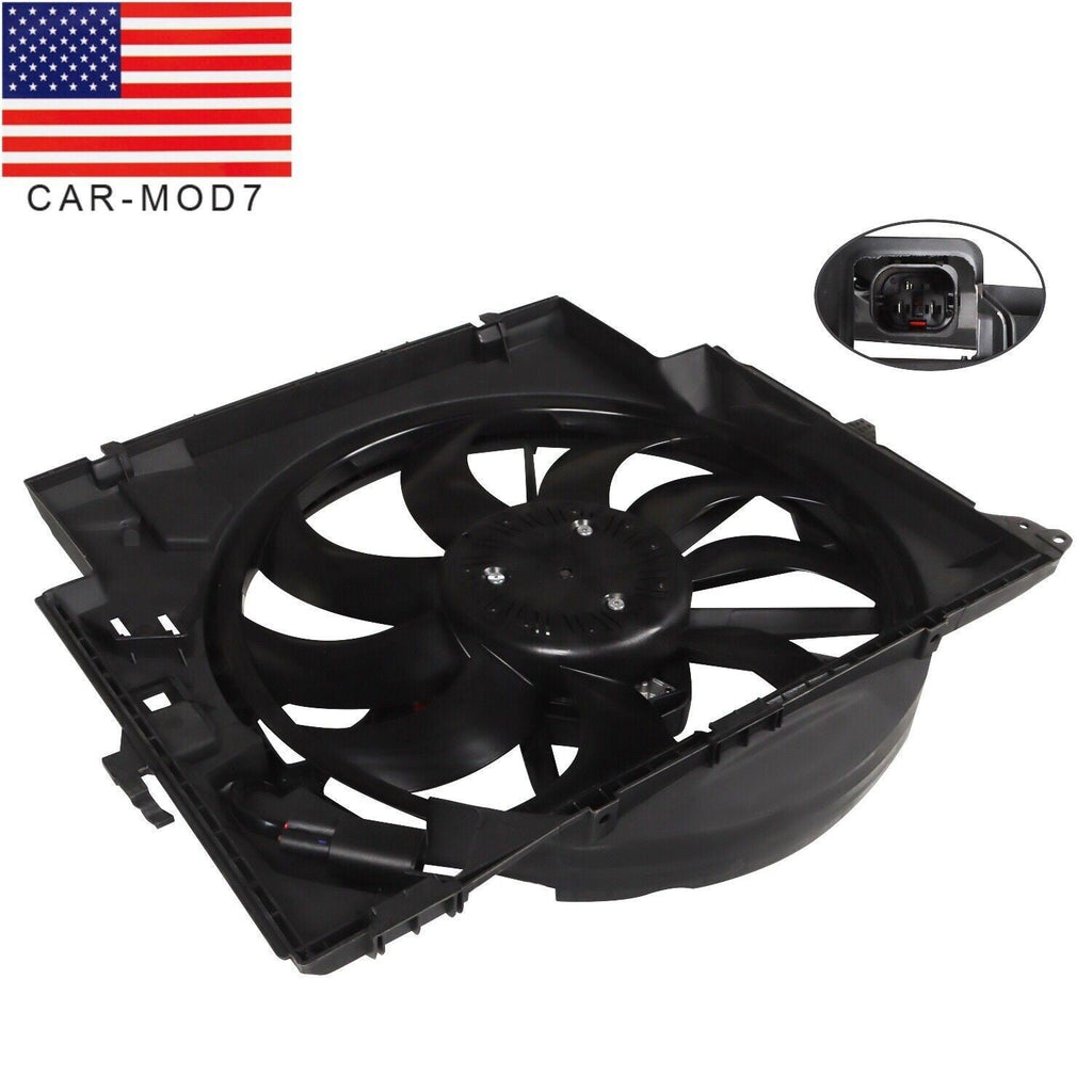 BMW 135i 335i X1 Z4 Radiator Cooling Fan Assembly 600W 2007-2016 17427545366