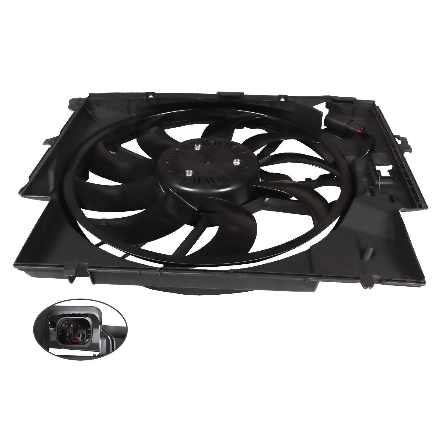 BMW 135i 335i X1 Z4 Radiator Cooling Fan Assembly 600W 2007-2016 17427545366