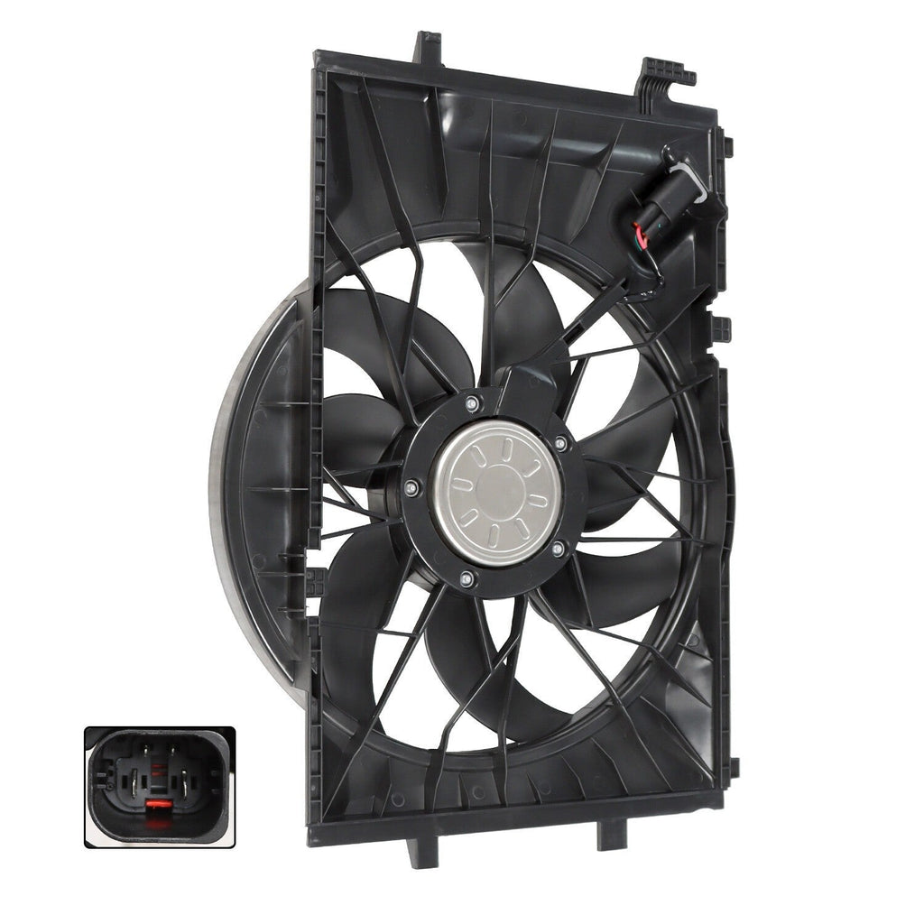 Mercedes-Benz C-Class 2001-09 Radiator Cooling Fan Assembly 600W 2035000293