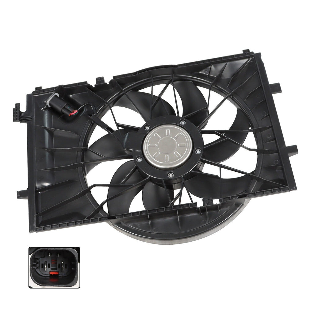 Mercedes-Benz C-Class 2001-09 Radiator Cooling Fan Assembly 600W 2035000293