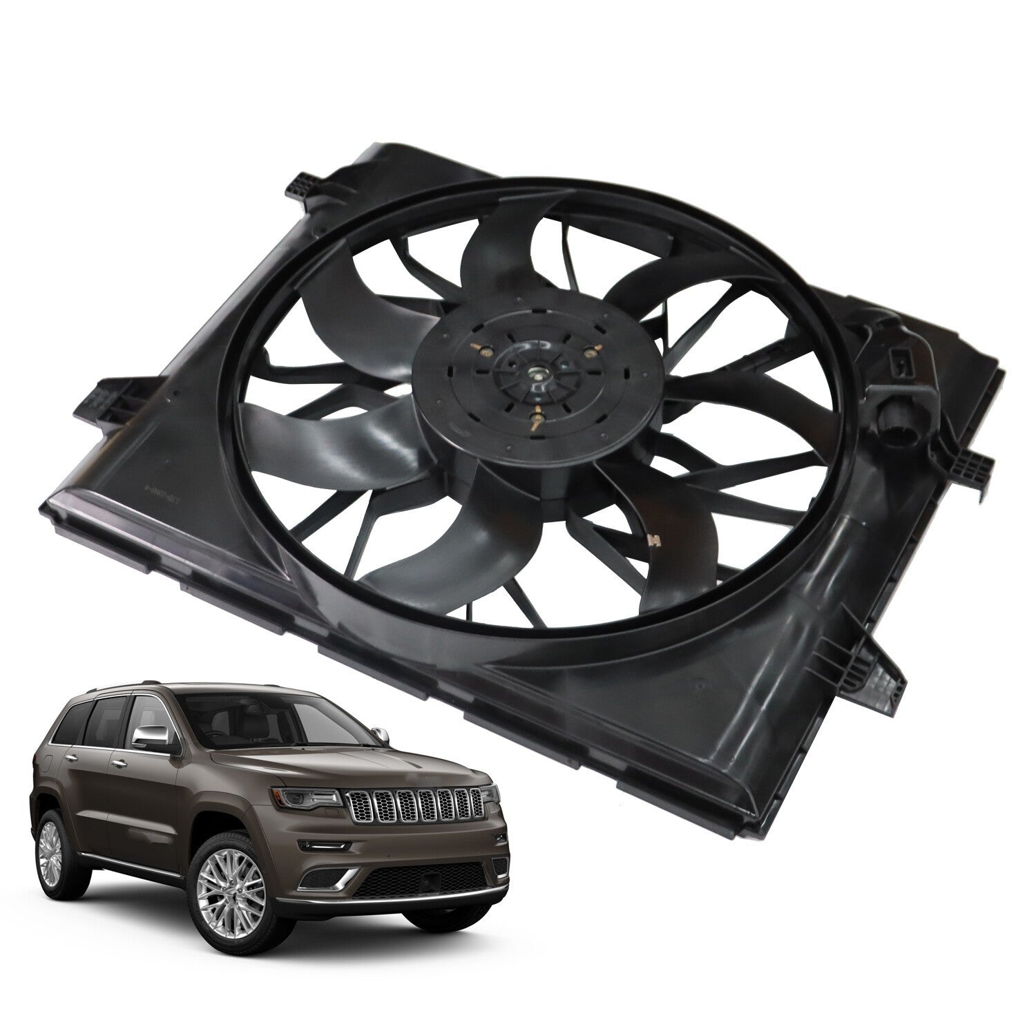 Radiator Cooling Fan for Dodge Durango & Jeep Grand Cherokee 2014-2020 3.6L/5.7L