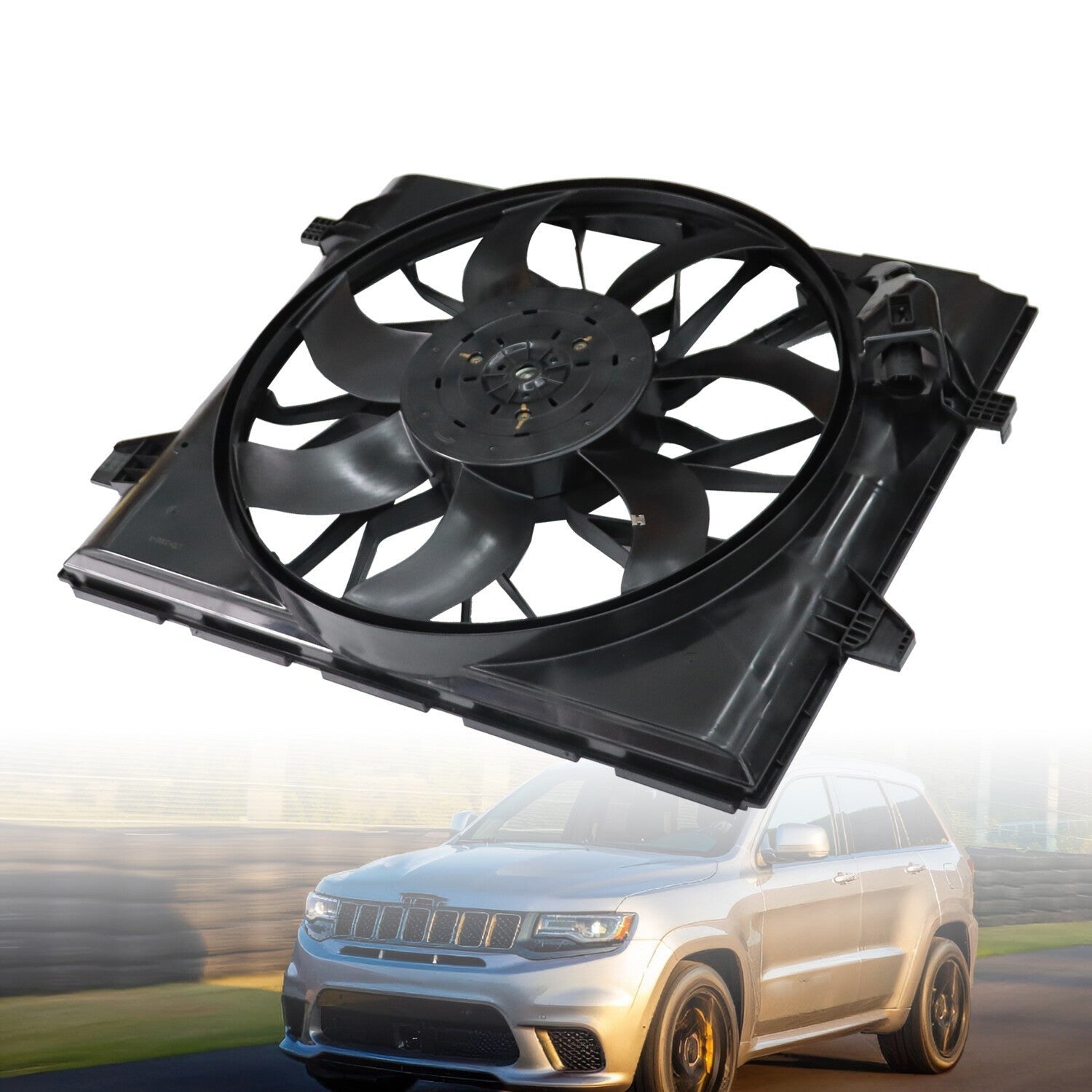 Radiator Cooling Fan for Dodge Durango & Jeep Grand Cherokee 2014-2020 3.6L/5.7L