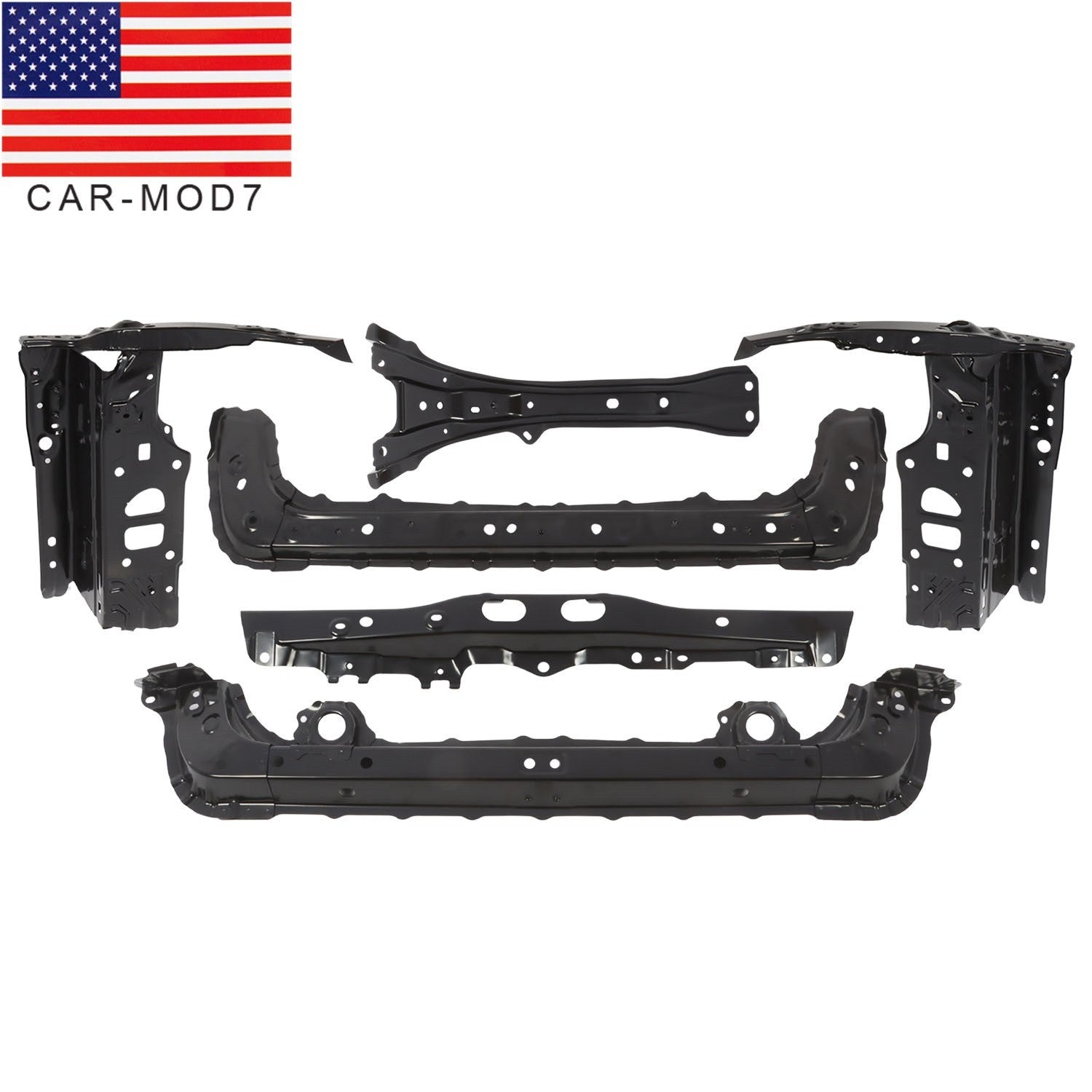 Front Radiator Support Set for Subaru Legacy Outback 2020-2024 Driver & Passenge