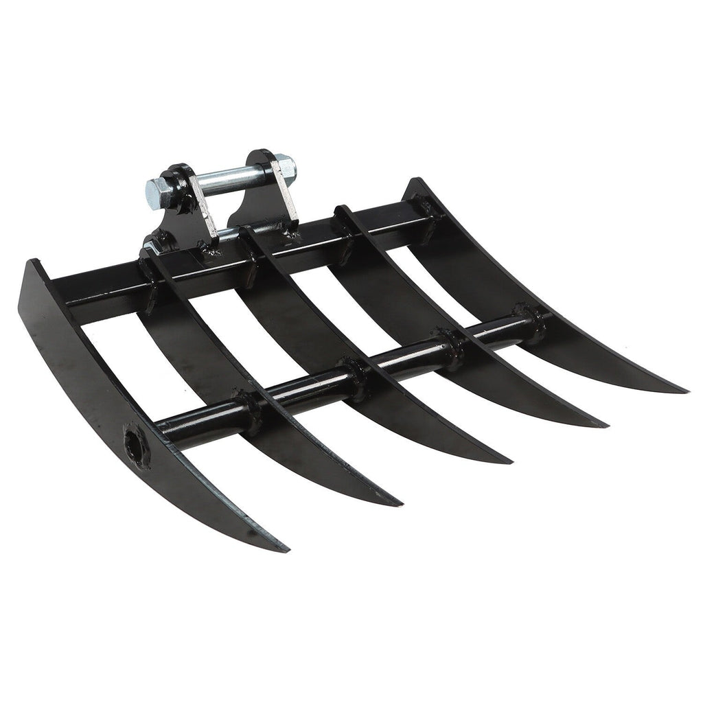 Mini Excavator Rake Attachment 1-1.5 Ton Digger USA In Stock