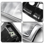 Rare Clear Euro Rear Tail Lights Set for 99-02 Chevy Silverado GMC Sierra