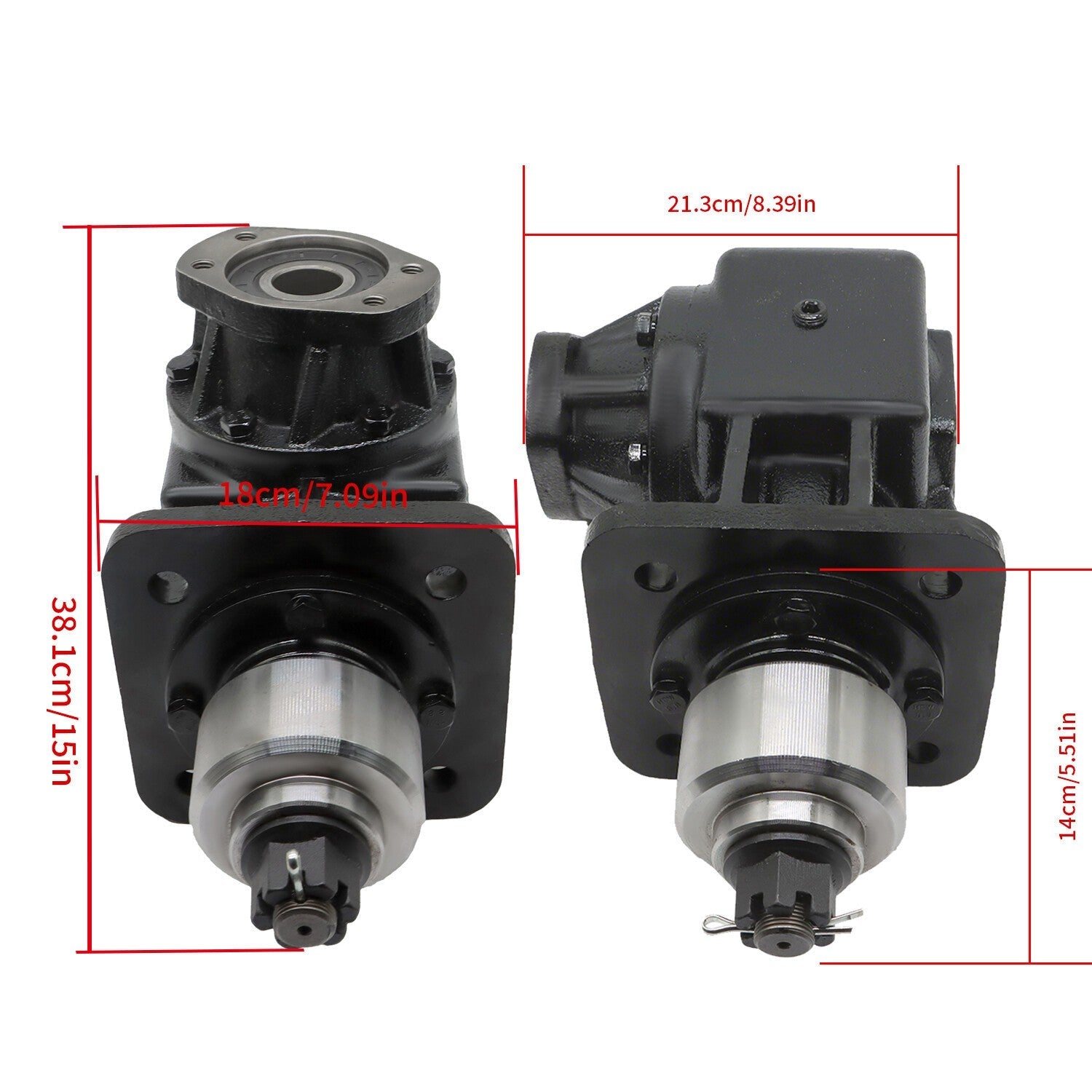 RC-51H Hydraulic Brush Cutter Gearbox 1.93 Ratio with Motor Mount 251390