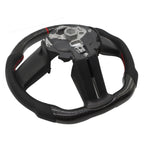 Carbon Fiber Flat Leather Steering Wheel for Ford Mustang 2010-2014