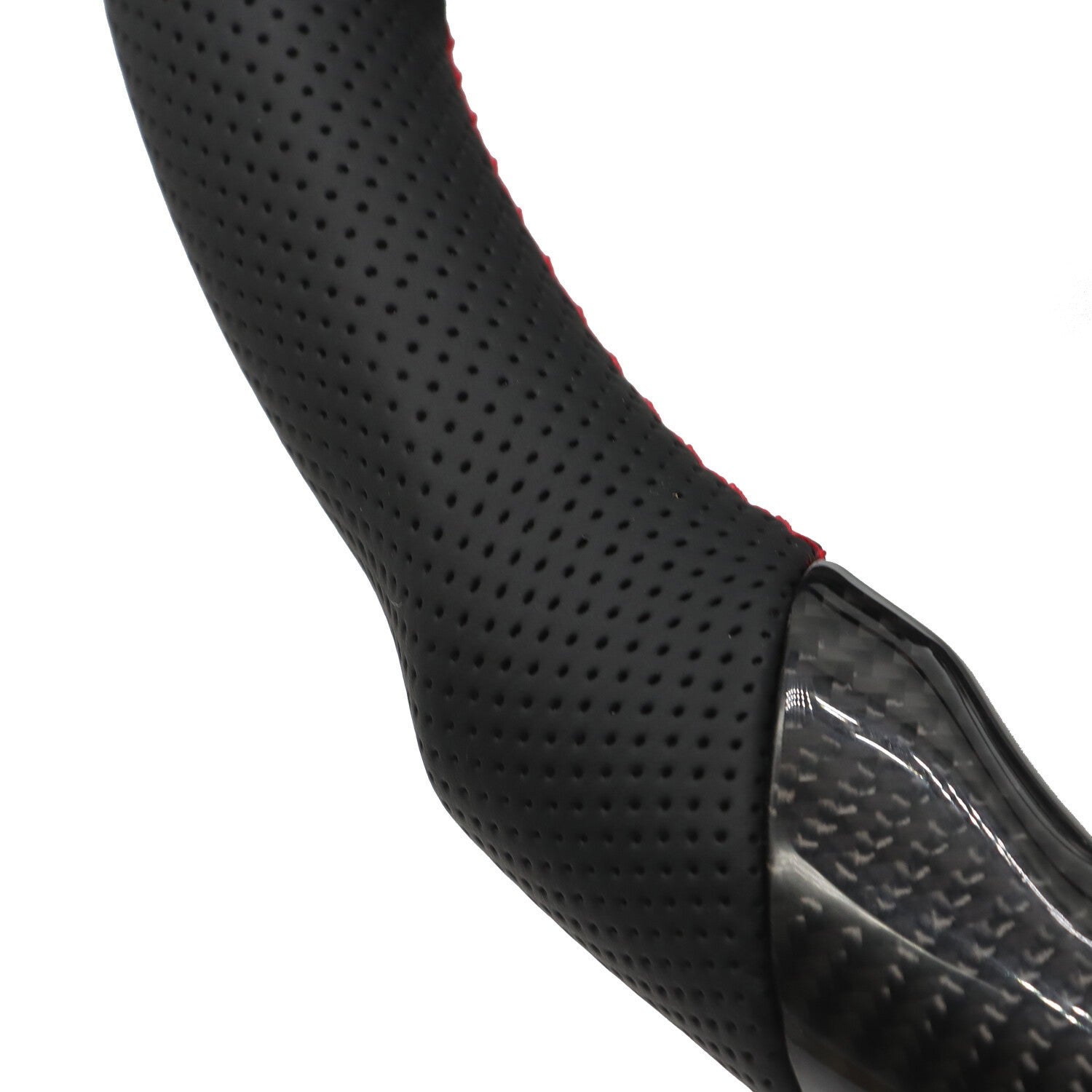Carbon Fiber Flat Leather Steering Wheel for Ford Mustang 2010-2014