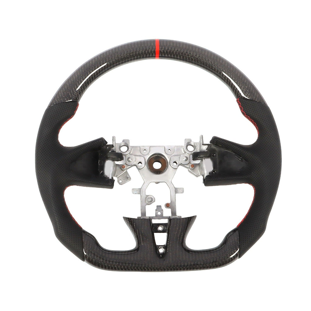 Carbon Fiber Flat Sport Steering Wheel for Infiniti Q50 2013-2018 Non-Heated