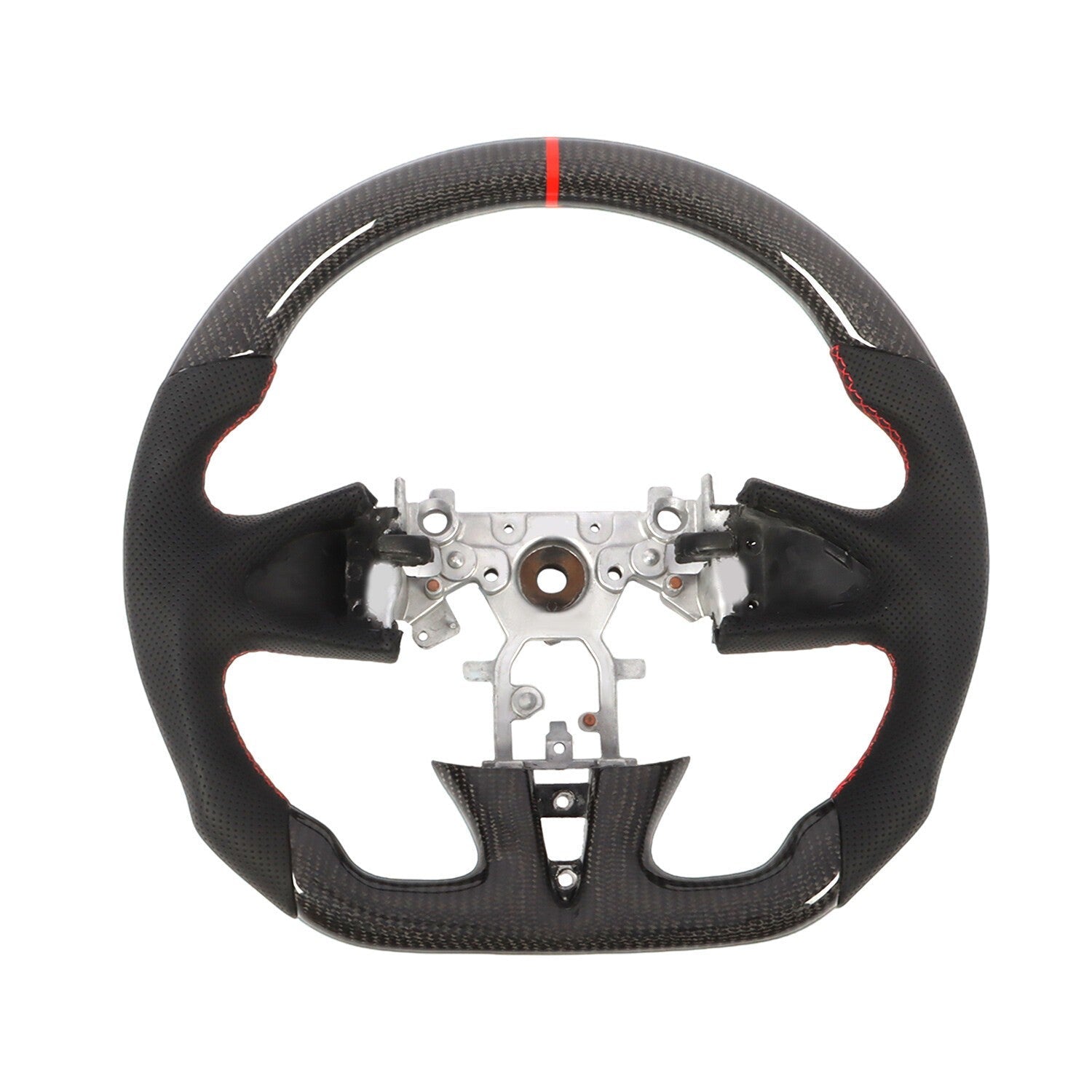 Carbon Fiber Flat Sport Steering Wheel for Infiniti Q50 2013-2018 Non-Heated