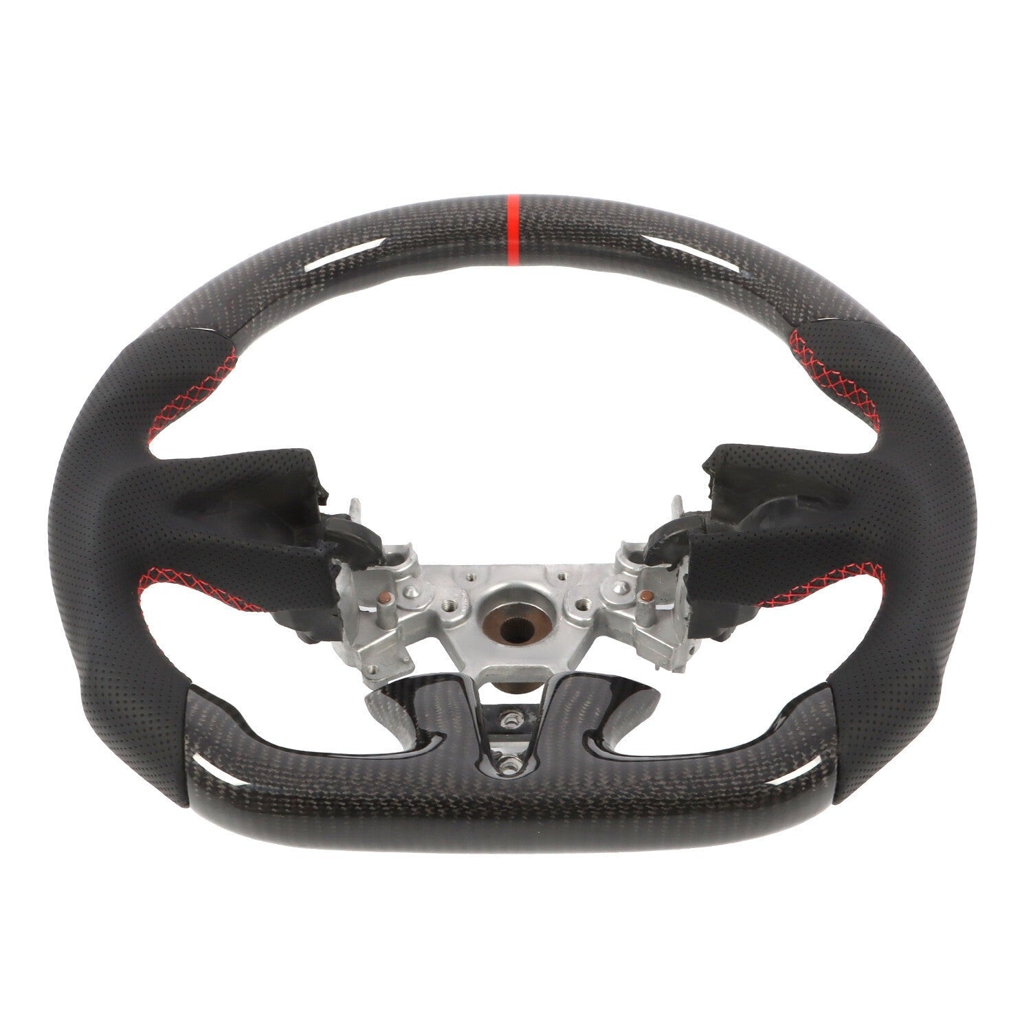 Carbon Fiber Flat Sport Steering Wheel for Infiniti Q50 2013-2018 Non-Heated