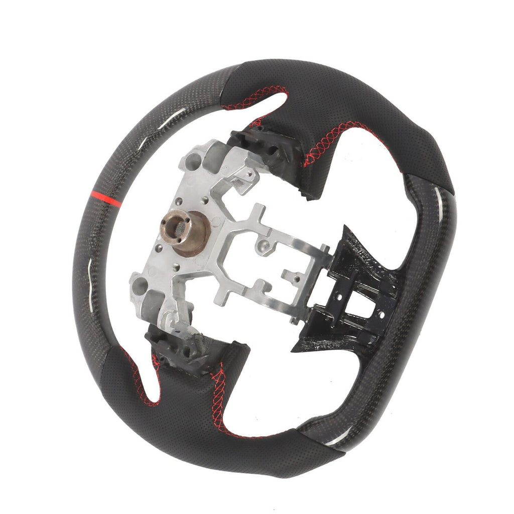 Carbon Fiber Flat Sport Steering Wheel for Infiniti Q50 2013-2018 Non-Heated