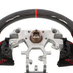Carbon Fiber Flat Sport Steering Wheel for Infiniti Q50 2013-2018 Non-Heated