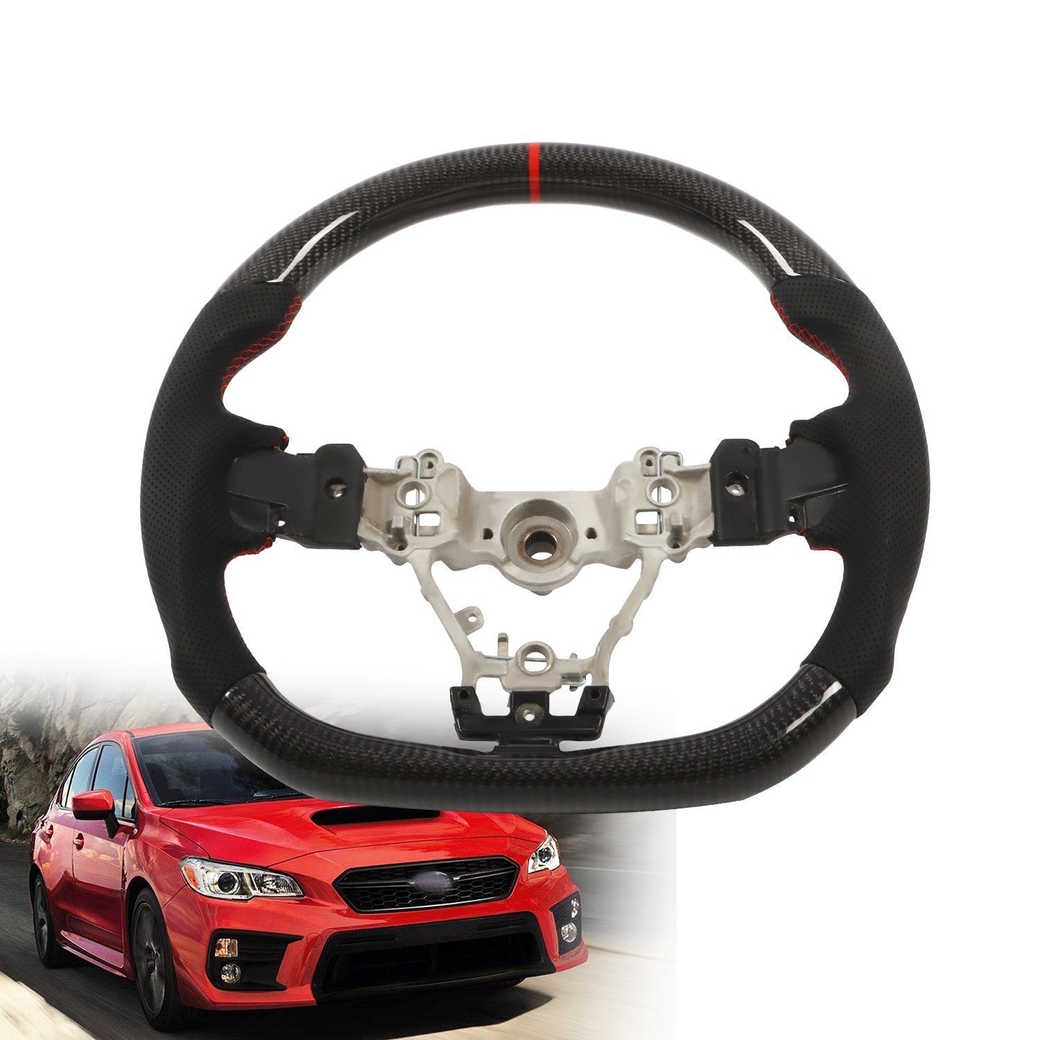 Carbon Fiber Steering Wheel for Subaru STI WRX S209 2015-2020