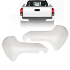 Toyota Tacoma Rear Bumper End Cap White Set Pair 2016-2024 No Sensor Hole