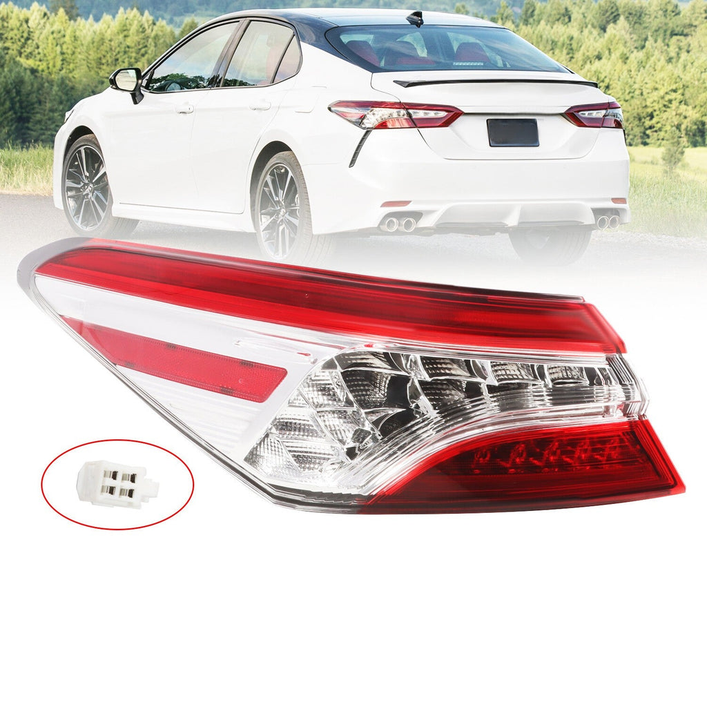 Toyota Camry 2018-2020 Rear Left LED Tail Light Outer Lamp Driver Side