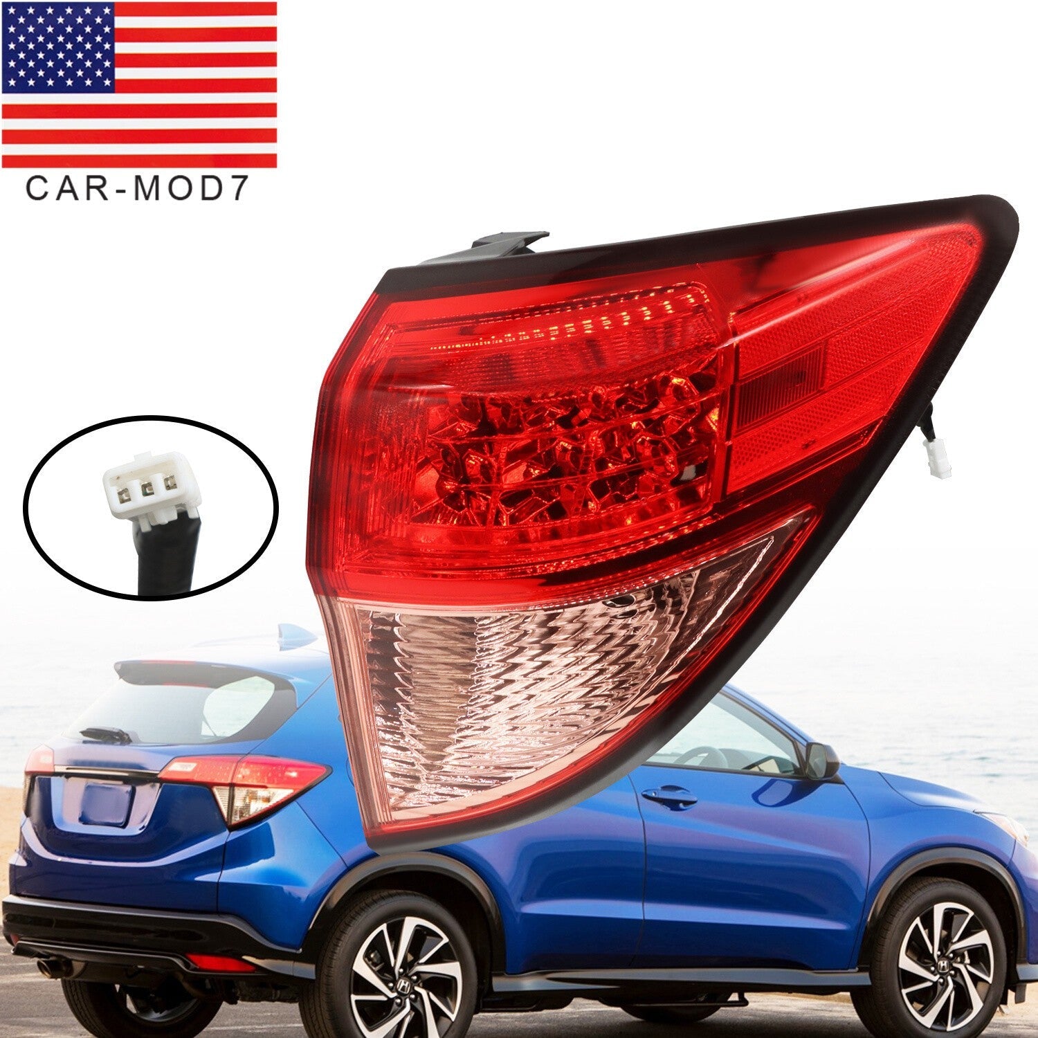 2016-2018 Honda HRV Rear Right Tail Light Brake Parking Lamp Replacement
