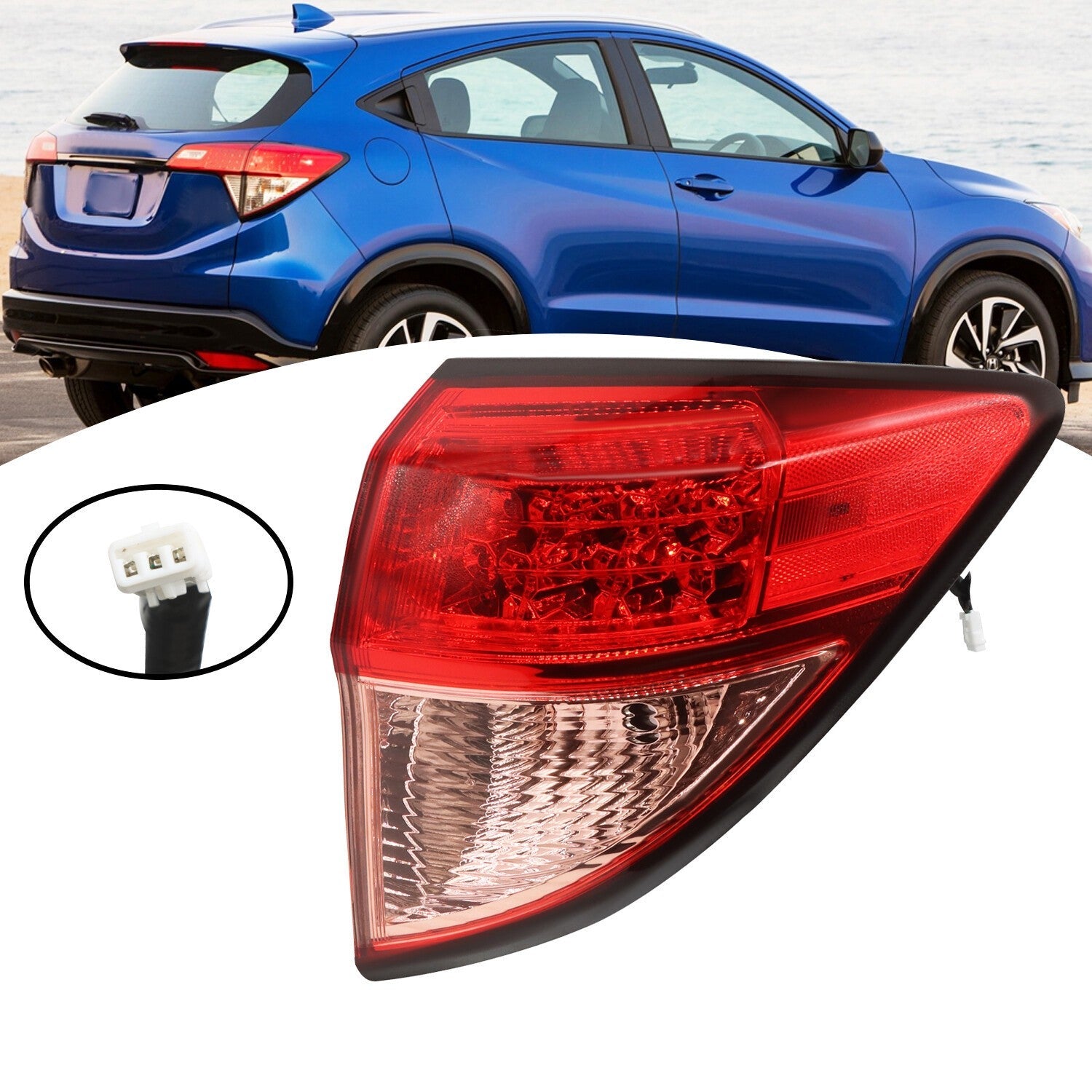 2016-2018 Honda HRV Rear Right Tail Light Brake Parking Lamp Replacement
