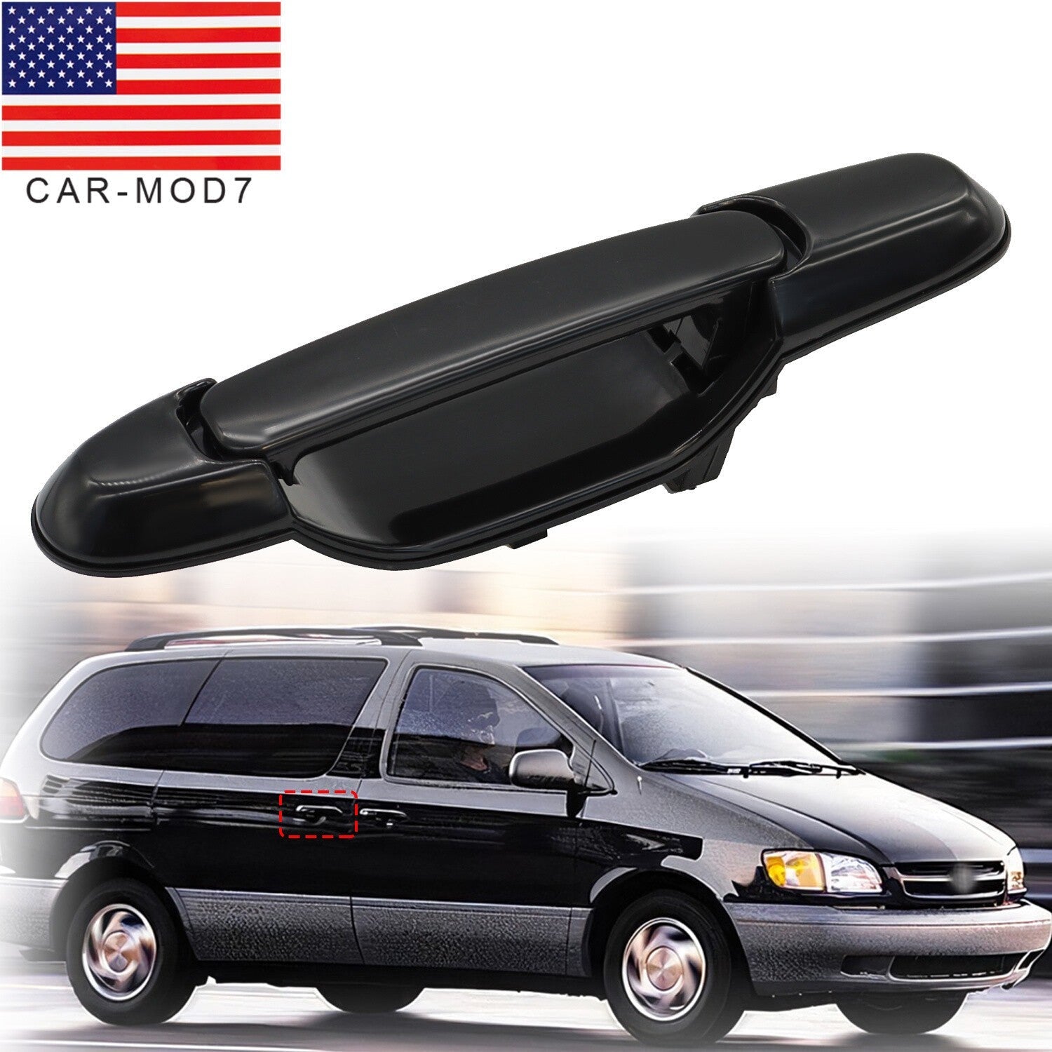 Toyota Sienna Rear Sliding Door Handle Passenger or Driver Side 1998-2003