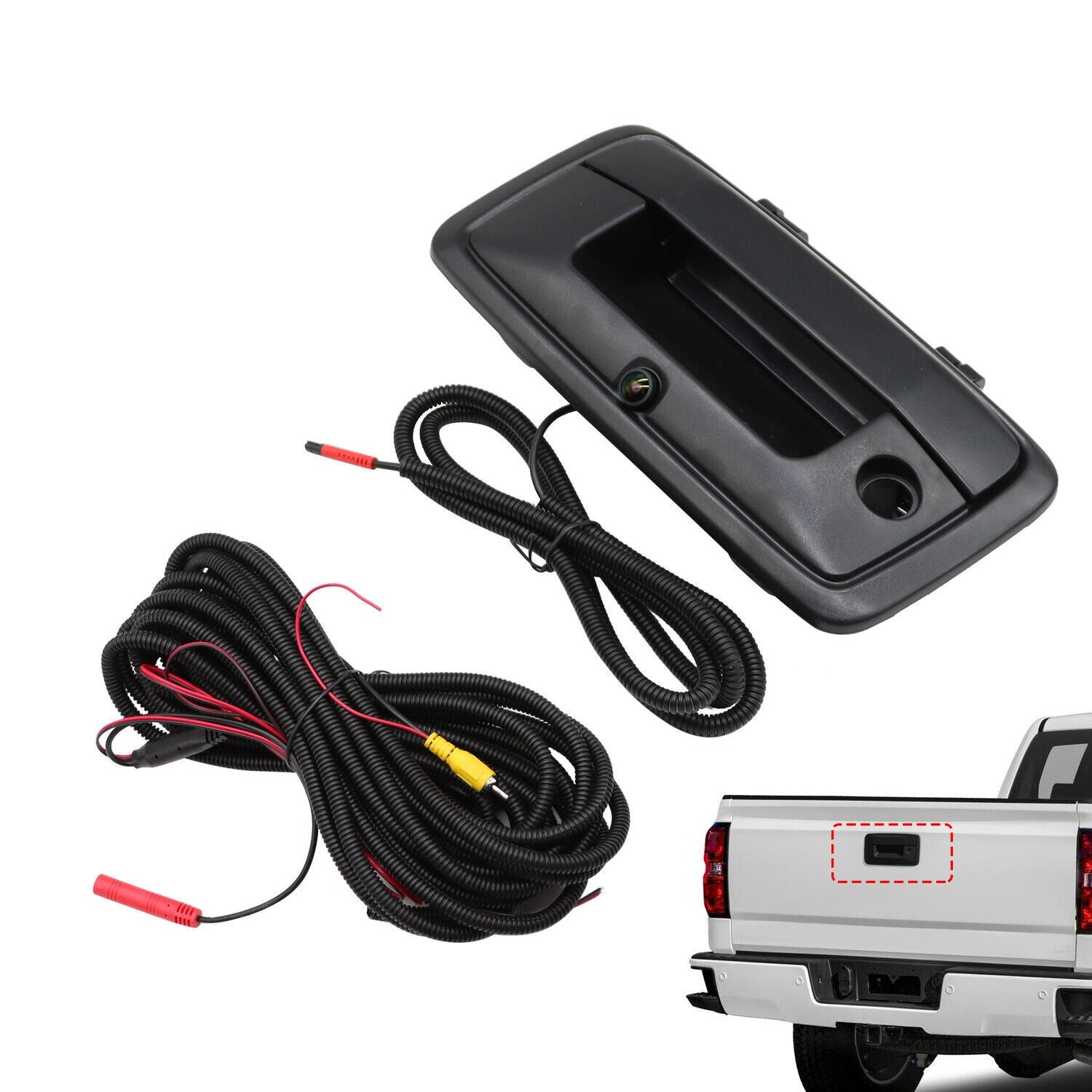 Backup Tailgate Handle Camera for Silverado Sierra Colorado Canyon Rear View