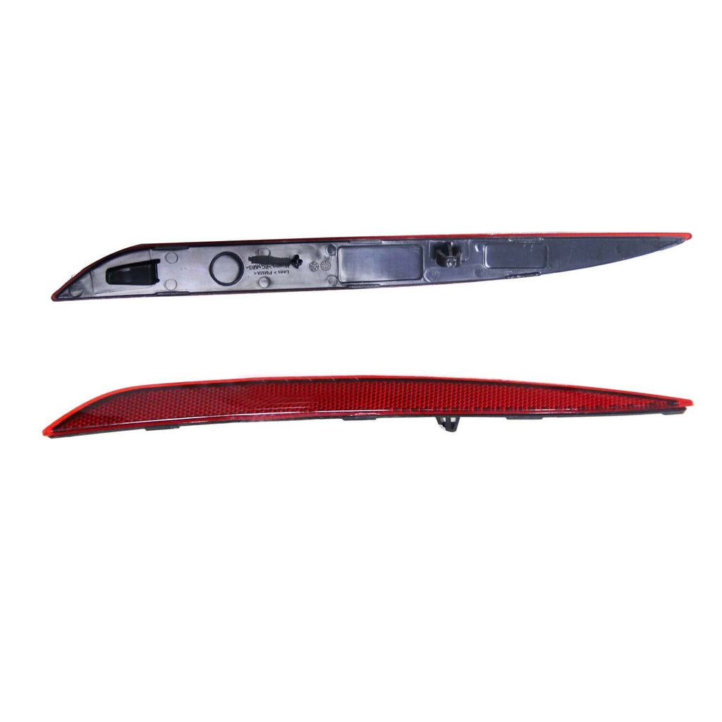 2020-22 Tesla Model Y Red Rear Bumper Reflector Marker Left & Right Pair